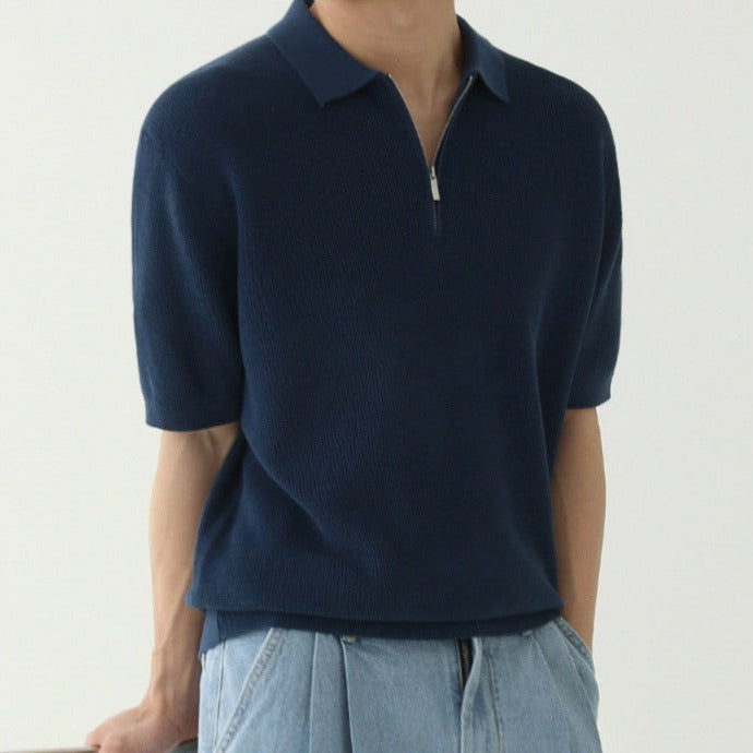 Polo with Zip