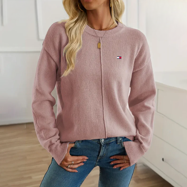 Loose-fitting Crew Neck Sweater