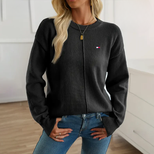 Loose-fitting Crew Neck Sweater