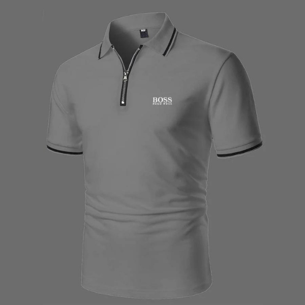 Zippered Poloshirt